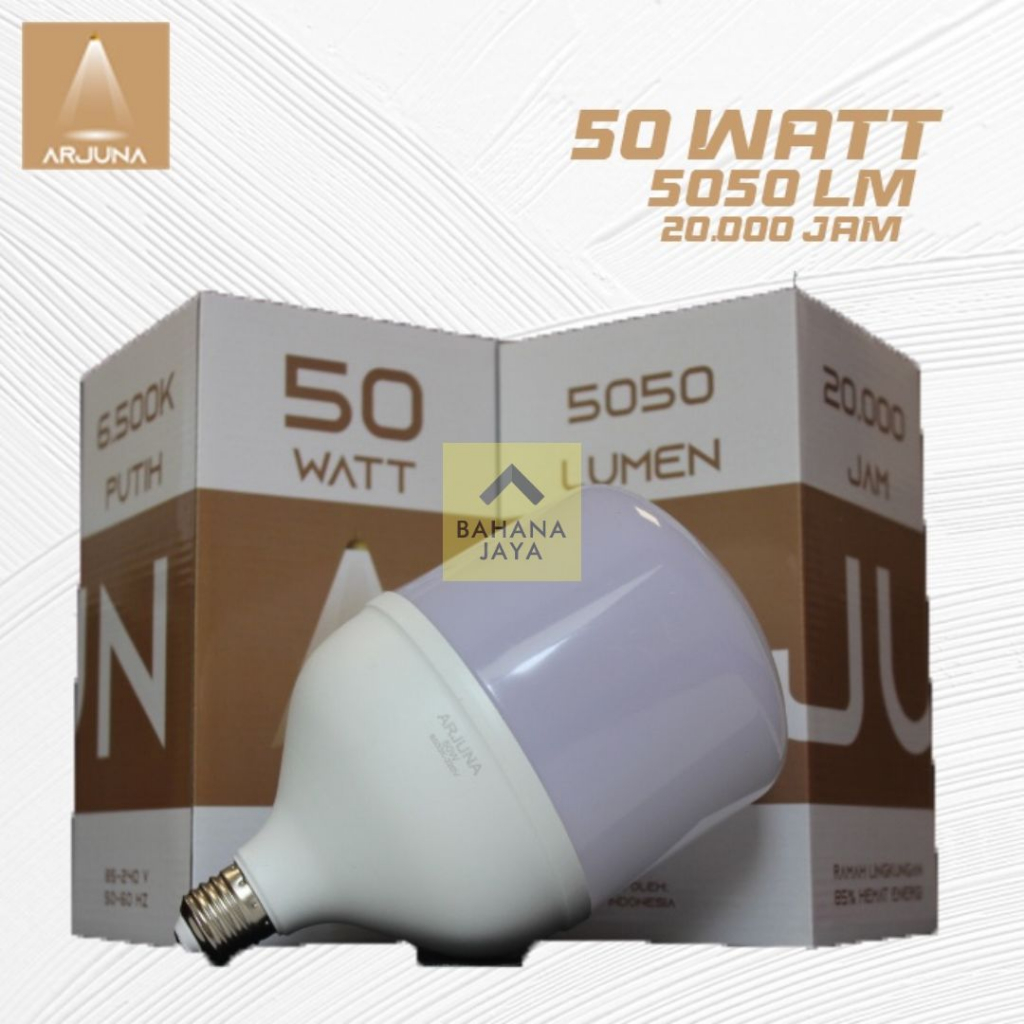 Jual LAMPU LED 50watt ARJUNA LAMPU 50W - KAPSUL COOLDAYLIGHT | READY