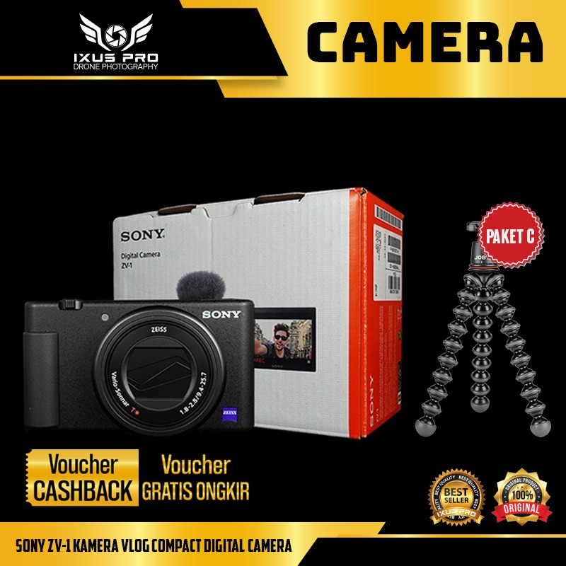 Jual Sony ZV1 Sony ZV-1 Kamera Vlog Compact Digital Camera PAKET