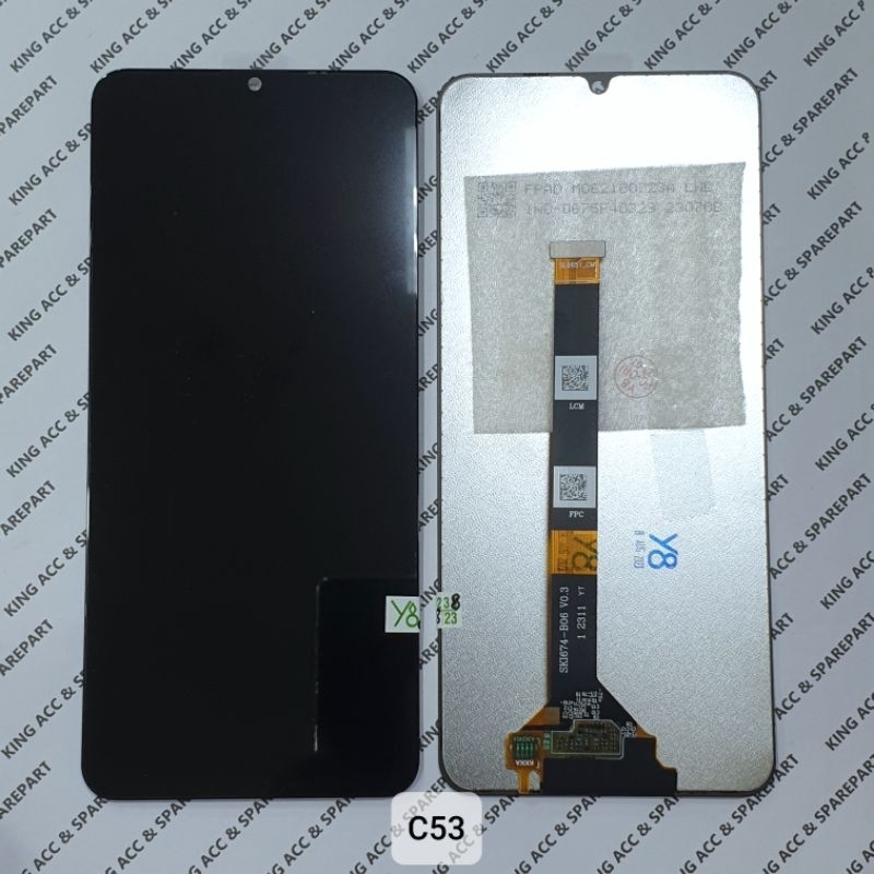 Jual LCD TOUCHSCREEN REALME C53 / C51 / C51S / REALME NOTE 50 BLACK ...