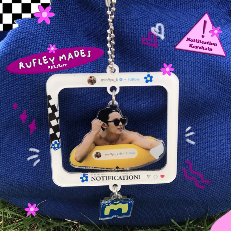 Jual Custom Keychain ( Notification series by rufley mades) Shopee