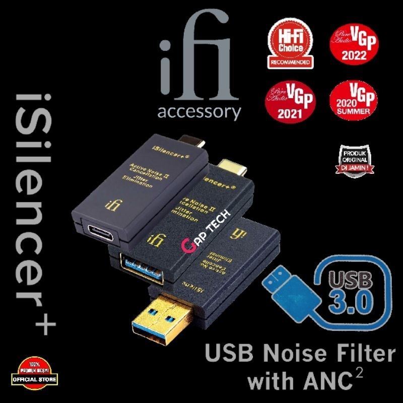 Jual iFi iSilencer + / Plus USB 3.0 USB Noise Filter with ANC Original ...