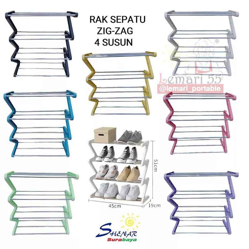 Jual Rak Sepatu Susun Rak Serbaguna Rak Sepatu Susun Multifungsi