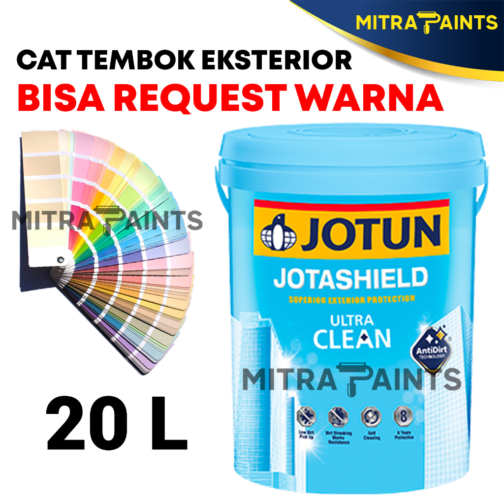 Jual Anti Noda Cat Tembok Eksterior Jotun Jotashield Ultra Clean 20 Liter 1 Pail Bisa Custom 3690