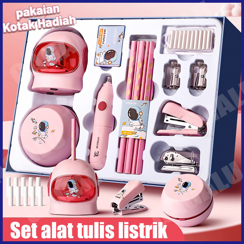 Jual GAGALU Electric Stationery Set / Set Alat Tulis /Elektrik Rautan