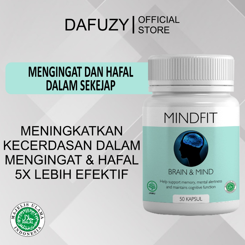 Jual MINDFIT - Vitamin Otak Untuk Daya Ingat Dan Konsentrasi Anak Dan ...