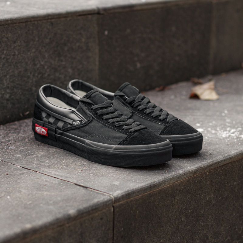 Vans cut and paste shops black