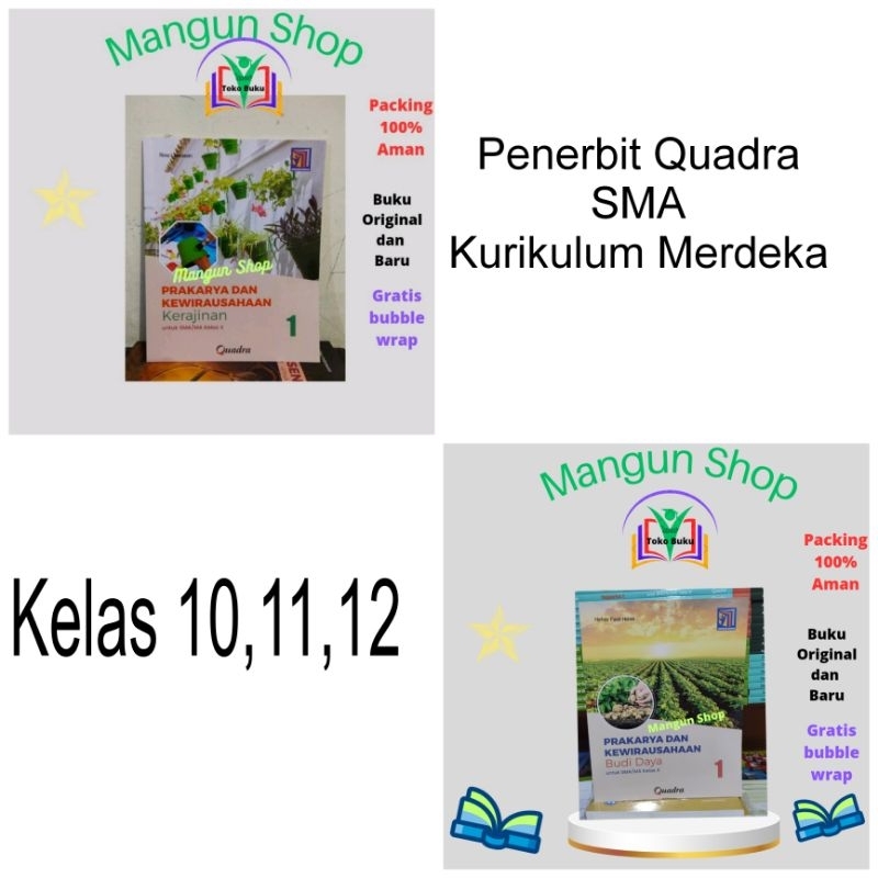 Jual Buku Prakarya Dan Kewirausahaan Kerajinan Kelas 10,11,12 SMA ...