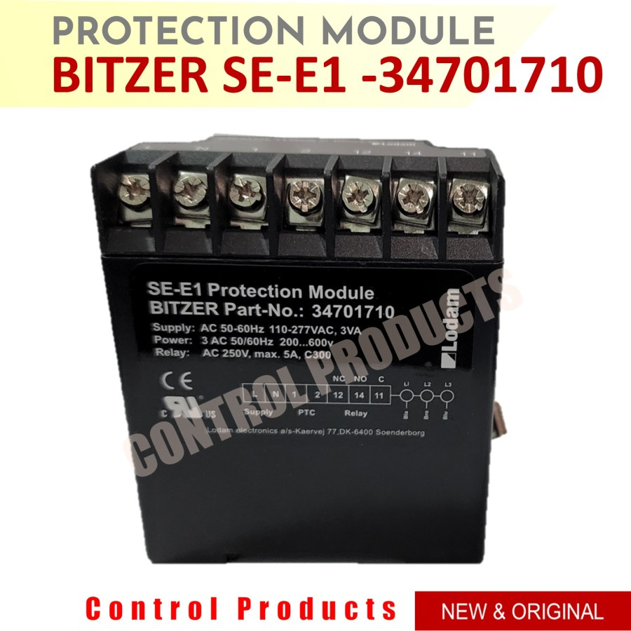 Jual SE-E1 Protection Module Kompressor Bitzer Modul Proteksi Lodam ...