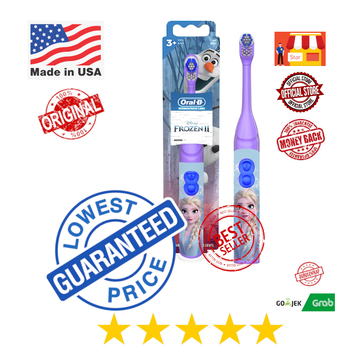 Jual Kids Electric Battery Toothbrush USA Oral B Spinbrush