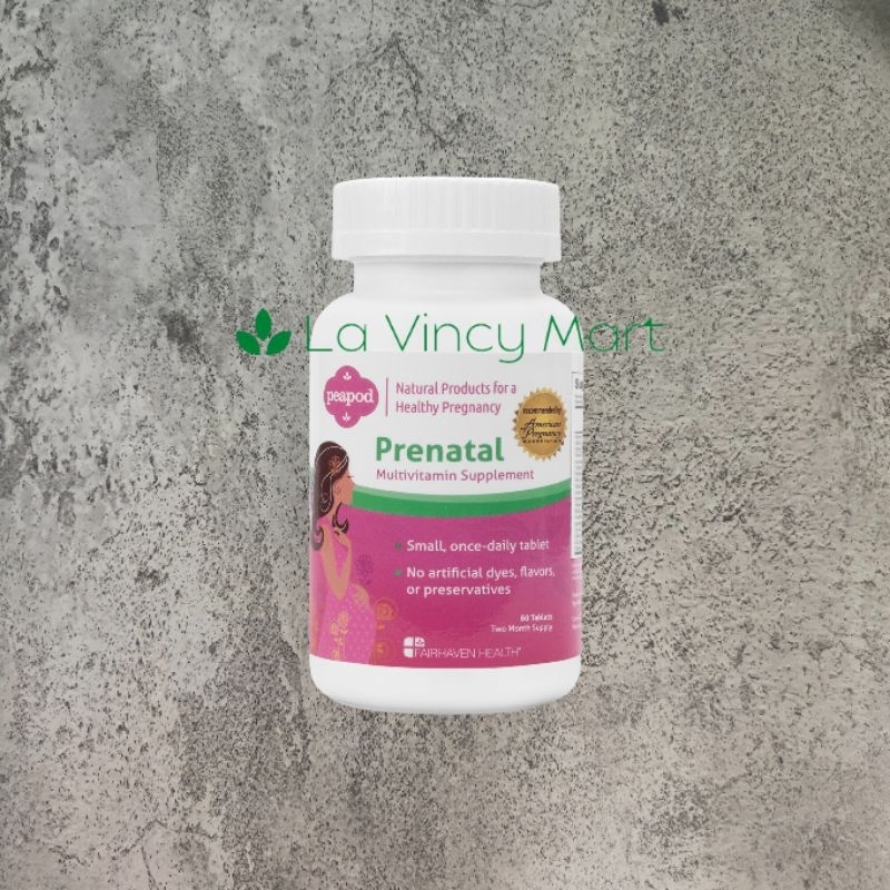 Jual Peapod Prenatal Multivitamin Supplement Fairhaven Health, 60