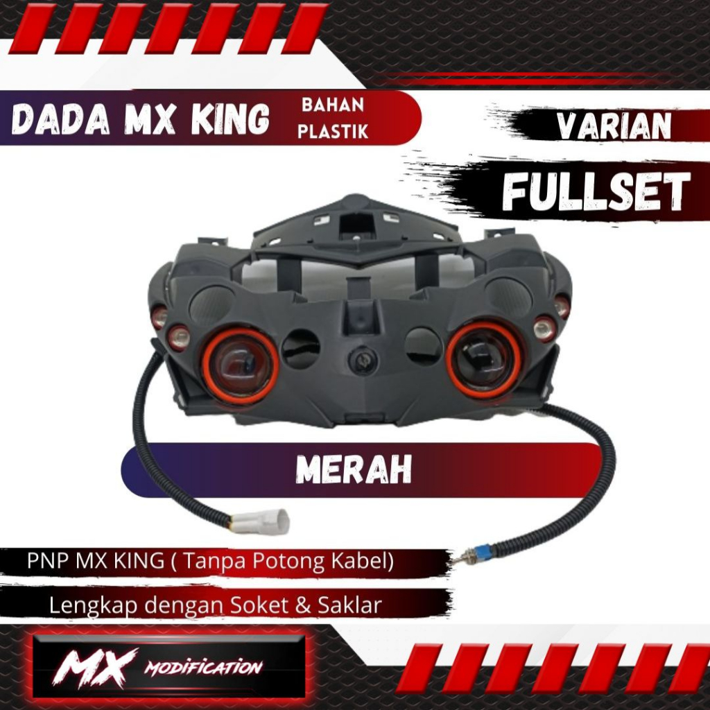Jual Dada Lampu LED MX KIng Inner MX King Bahan Plastik Premium