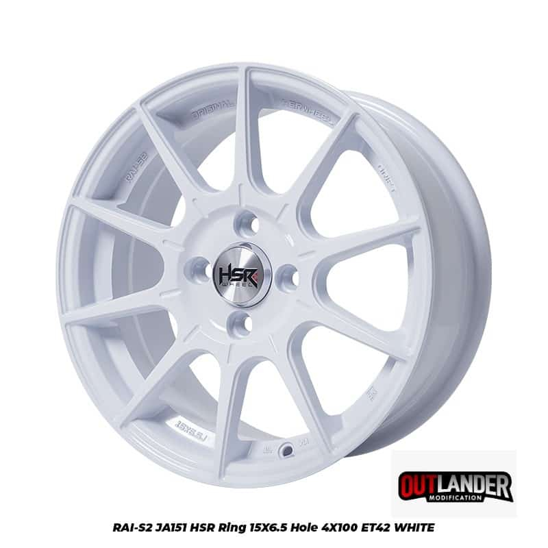 Jual Velg Original HSR RAI-S2 Ring 15 Pelek Mobil Racing R15 Lebar 6,5 ...