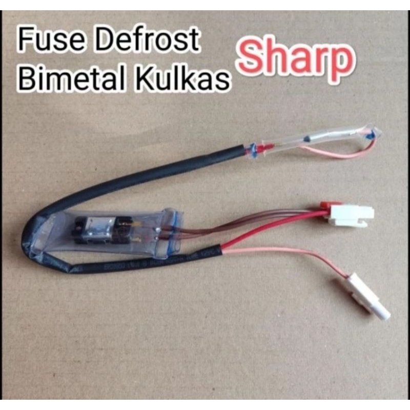 Jual DEFROST FUSE KULKAS SHARP 2 PINTU DEFROS PANAS DINGIN BIMETAL