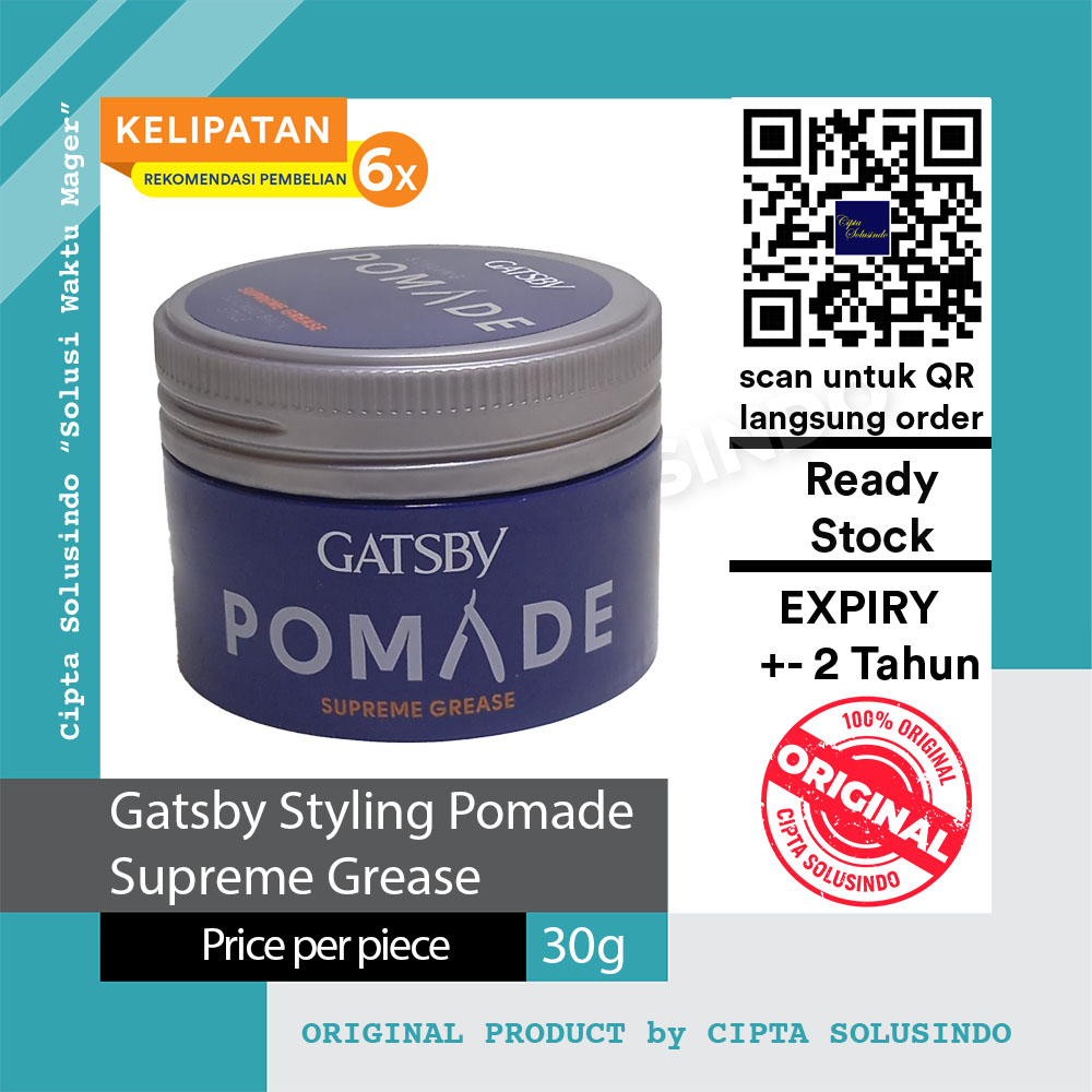 Jual Minyak rambut pomade gatsby styling pomade Supreme Grease kecil ...