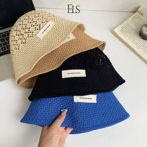 Jual ELSA Bucket Hat Rajut 025 | Shopee Indonesia