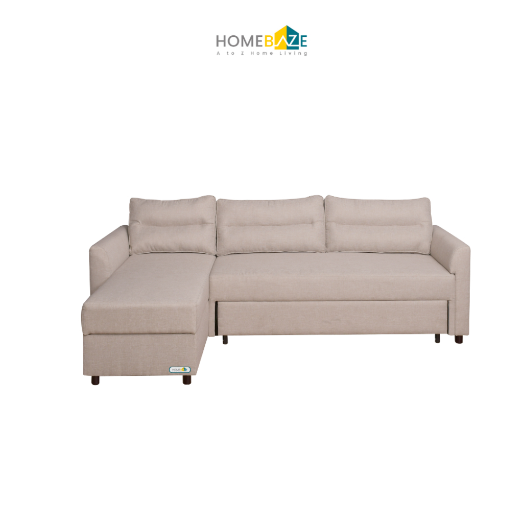 Jual Homebaze - Sofa Bed L Recliner, Terdapat Storage, Sofa Kasur, Sofa ...