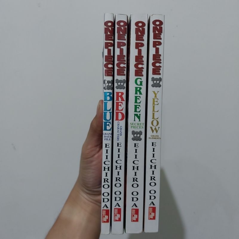 Jual Komik One Piece Data Book Red Green Blue Yellow Shopee Indonesia