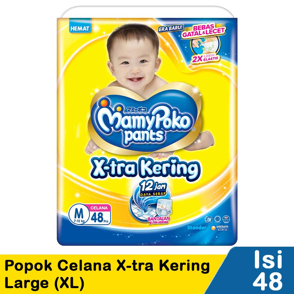 Jual Mamypoko Pants Extra Xtra Kering M48 Mamy Poko M50 M 48 Shopee