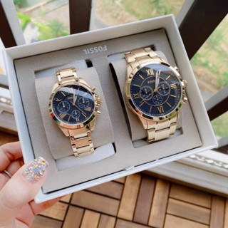 Jam tangan best sale fossil couple set