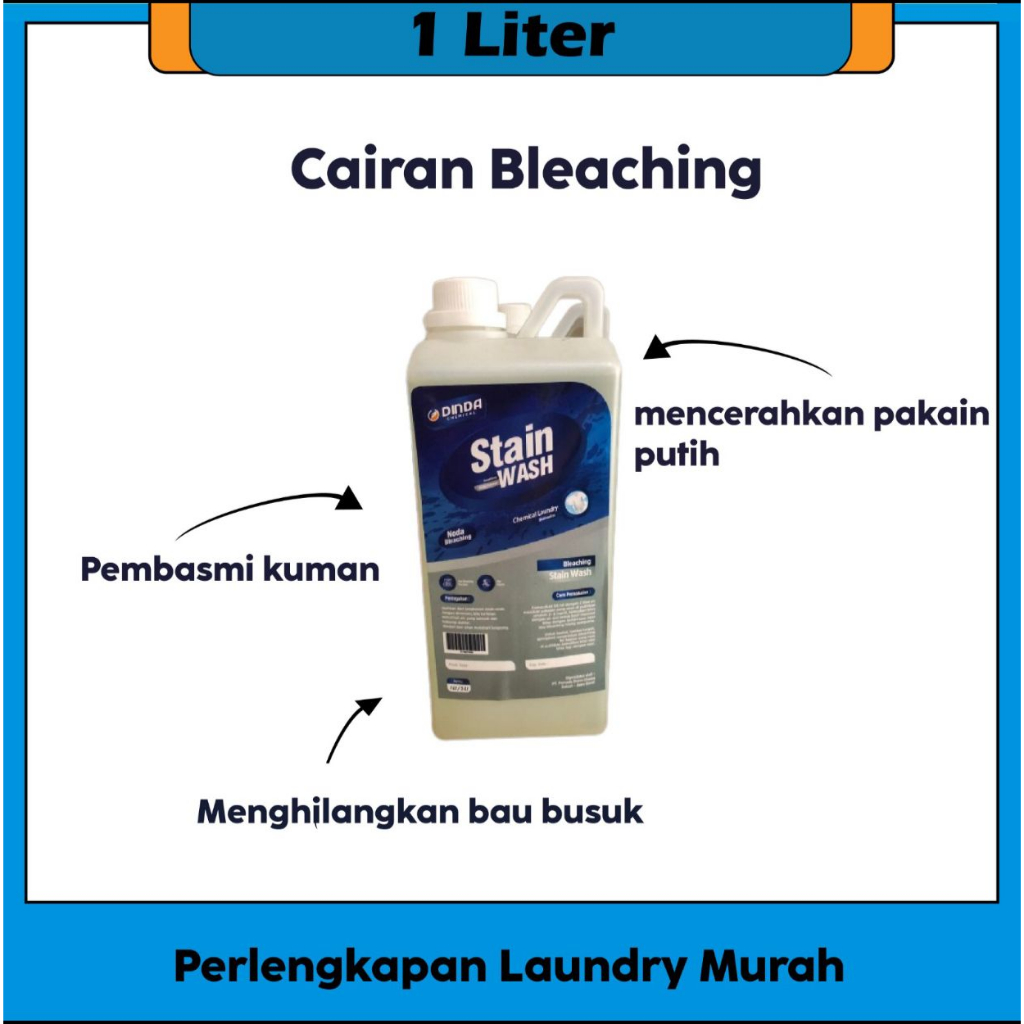Jual Cairan Bleaching laundry 1 Liter Shopee Indonesia