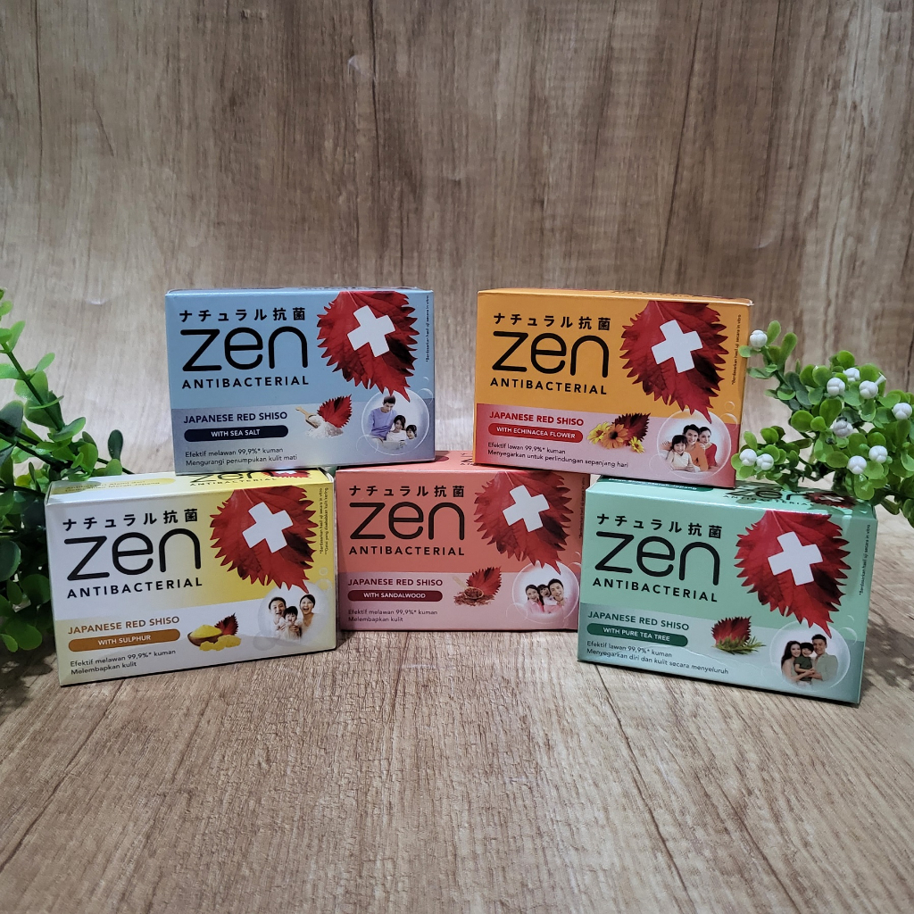 Sabun Mandi Zen (Antibacterial Body Soap) - 70g - Jual Pack isi 3 pcs