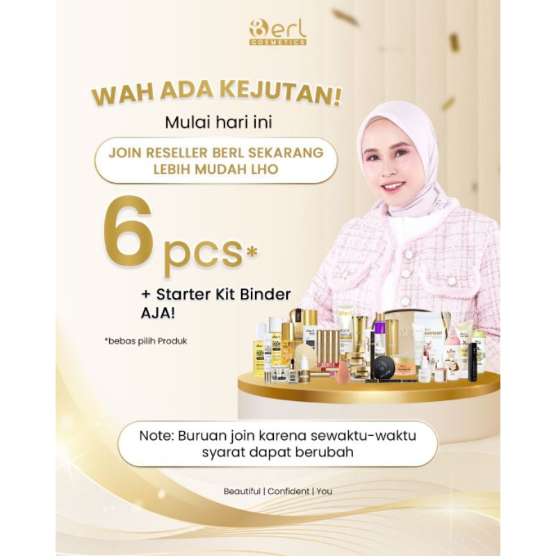 Jual Paket Join Reseller B Erl Cosmetics (6 Item) Bebas Pilih Produk ...