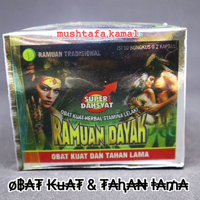 Jual Original 100 Ramuan Dayak Kapsul 1box Kuat Tahan Lama Pria Kapsul