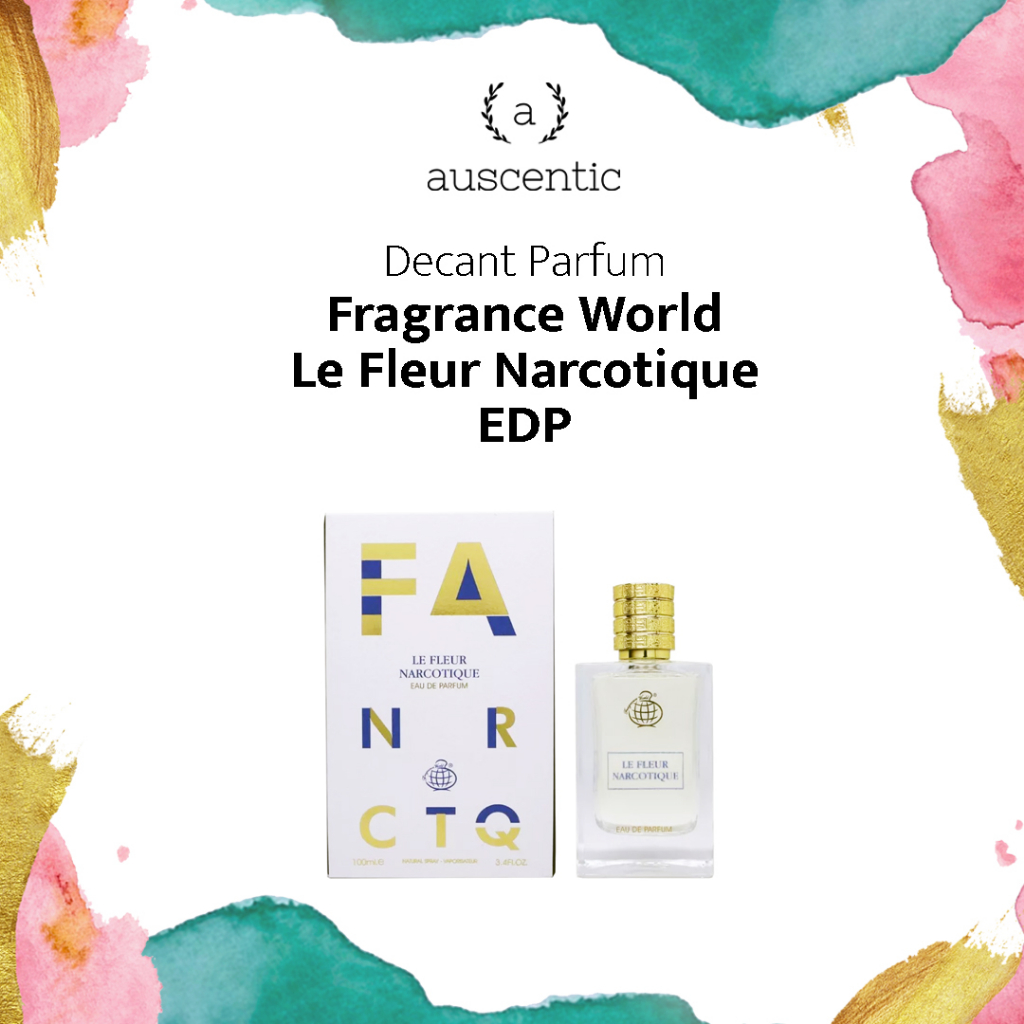 Jual Decant Original Fragrance World Le Fleur Narcotique Edp Shopee Indonesia