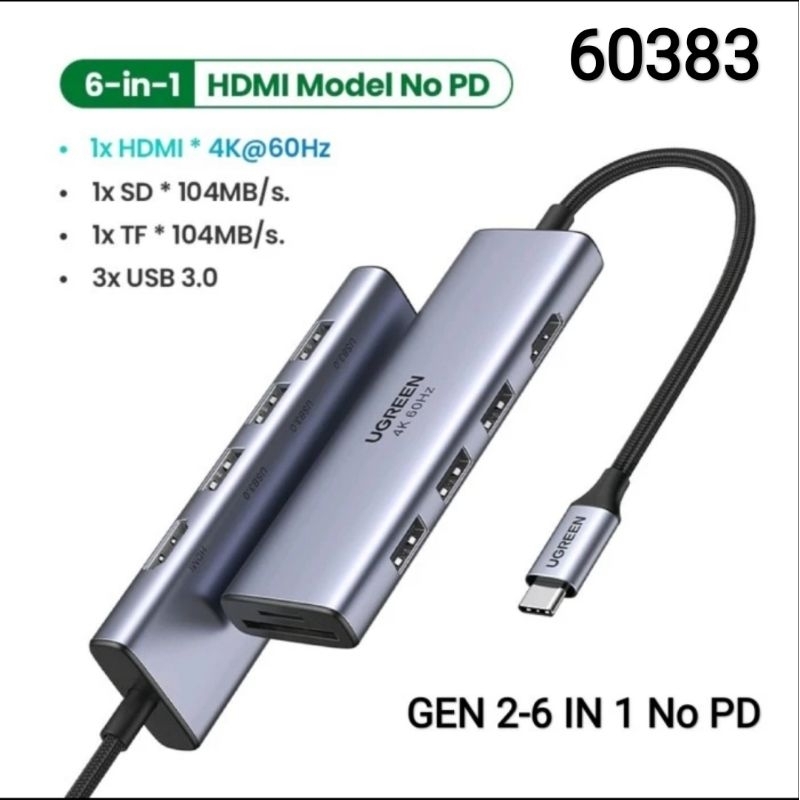 Jual Ugreen Usb Hub 10 4 5 6 7 9 in 1 Hub - Ugreen 15495 Usb C All in ...