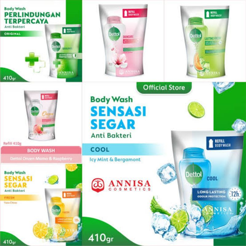 Jual SABUN MANDI DETTOL BODY WASH 410ml | Shopee Indonesia