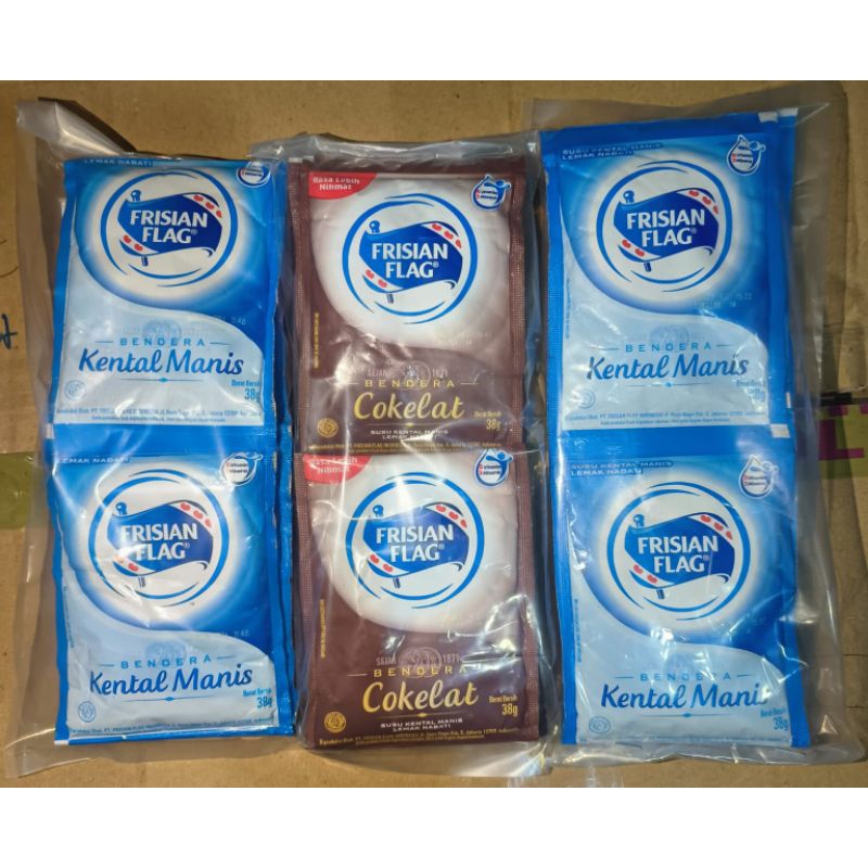 Jual Frisian Flag Kental Manis sachet 1renteng (6pcs) Shopee Indonesia