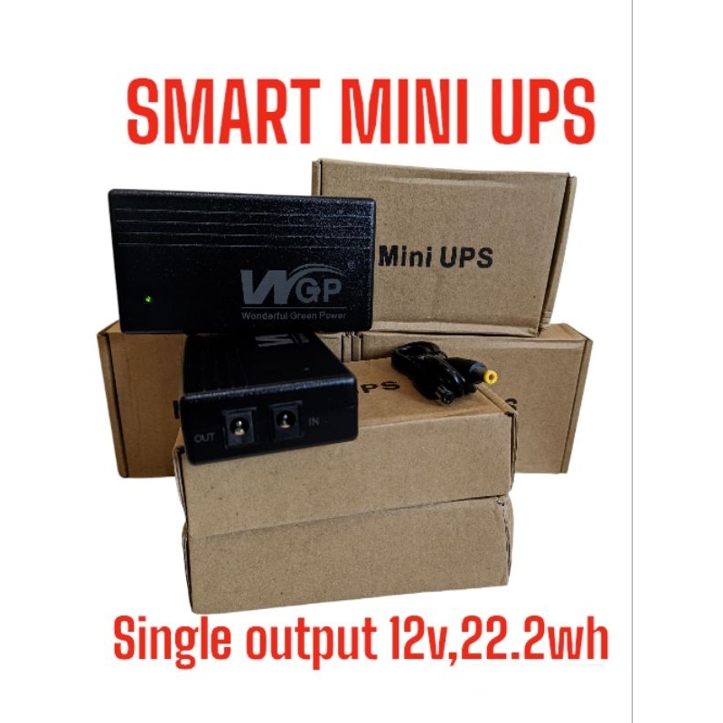 Jual Single Output Mini Ups Dc Battery Backup Power Bank Smart