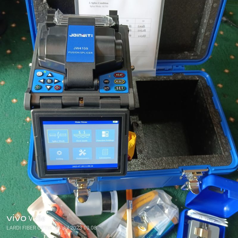 Jual splicer joinwit 4109 dengan 4 motor spek ftth | Shopee Indonesia