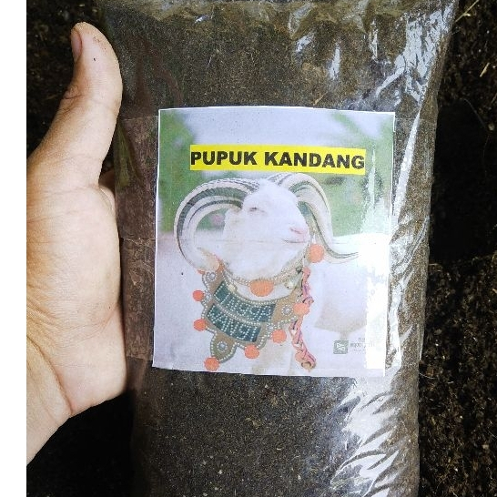 Jual Pupuk Kandang Kompos Siap Pakai Kemasan Kg Kohe Kambing