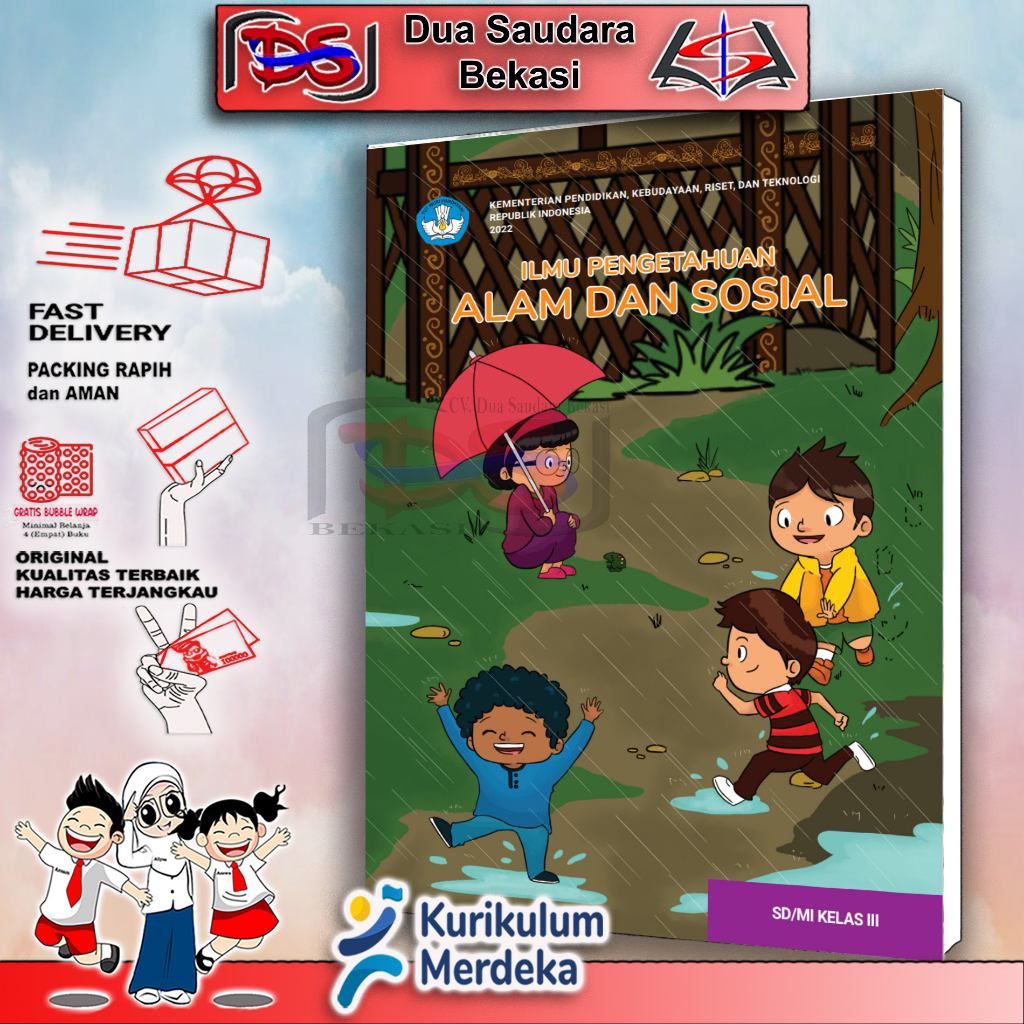 Jual K-Mer IPAS Kls 3 SD/MI Kurikulum Merdeka || Buku Siswa Ilmu ...