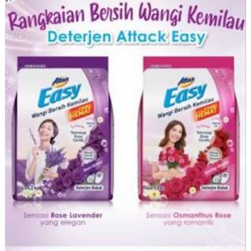 Jual Kao Attack Detergent Powder Easy 1,2 Kg Shopee Indonesia