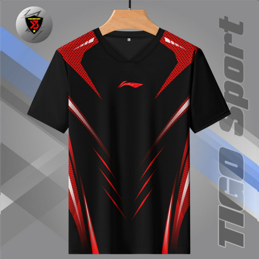 Jual [ JOKERS MERAH ] KAOS BADMINTON LINING TERBARU 2024 MURAH / BAJU ...