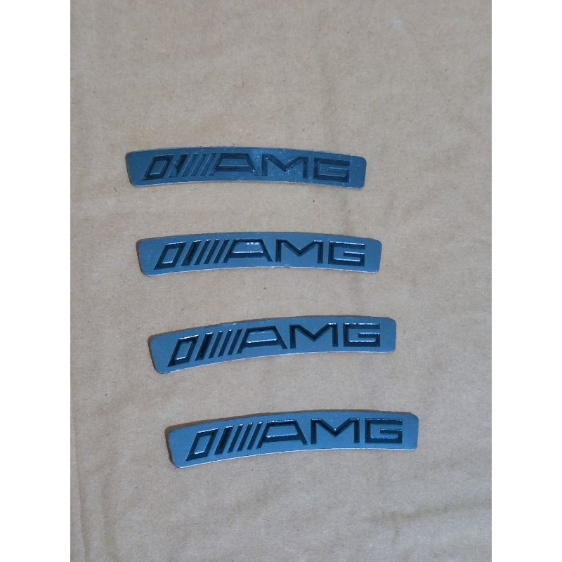 Jual Emblem Logo Sticker Amg Untuk Velg Mobil Mercedesbenz Ukuran Cm