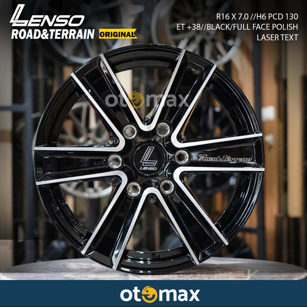 Jual Velg Mobil Hiace Lenso Road & Terrain Original Ring 16 Black Face ...