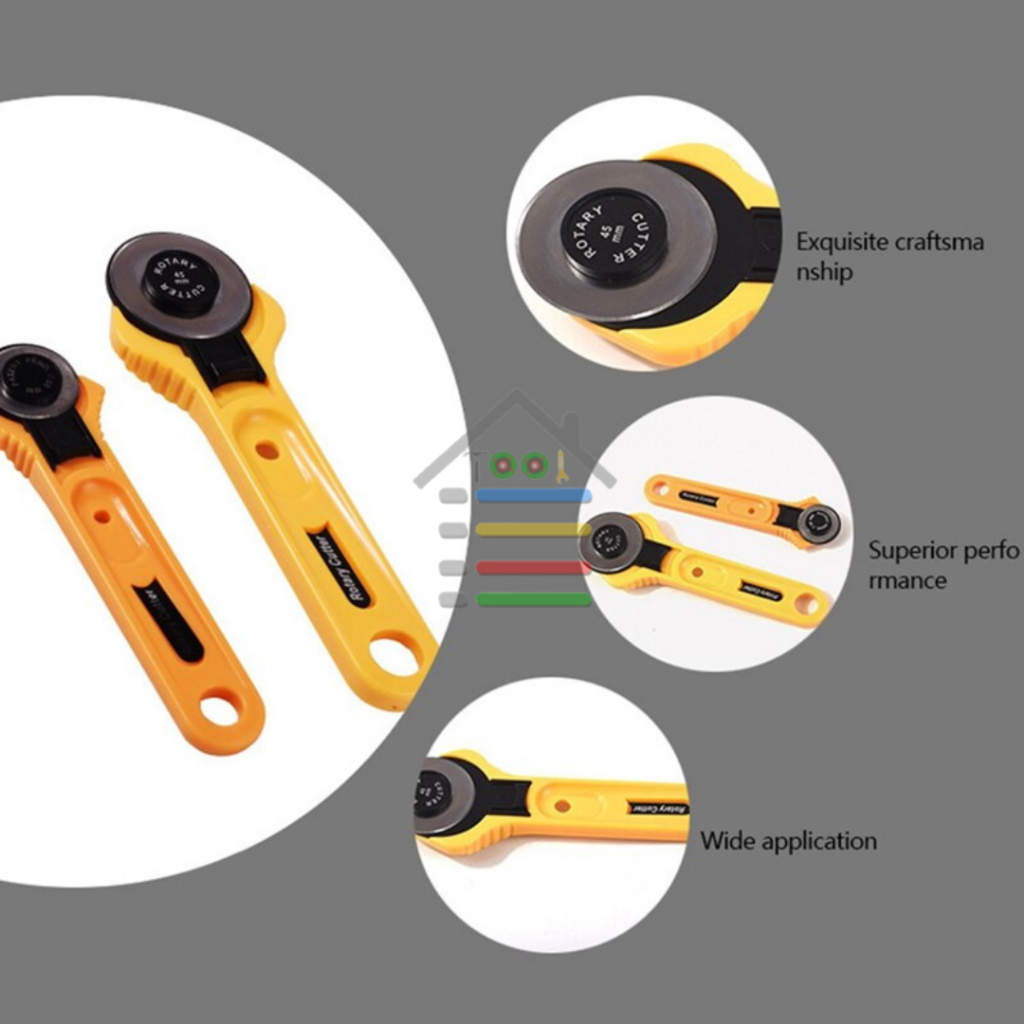 Jual ROTARY CUTTER PISAU PUTAR PEMOTONG KAIN ALAT BANTU JAHIT | Shopee ...