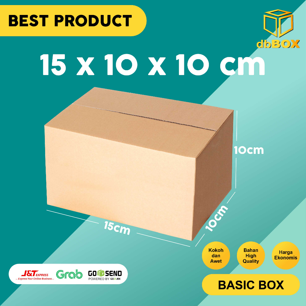 Jual BOX KARDUS 15x10x10 cm DUS PACKING BOX BOX Shopee Indonesia