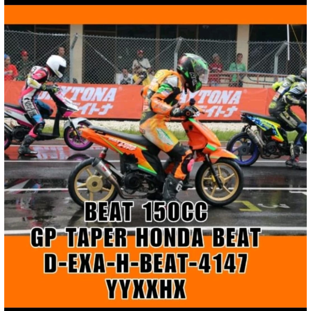 Jual KNALPOT DAYTONA GP TAPER HONDA BEAT 150CC RACING | Shopee Indonesia
