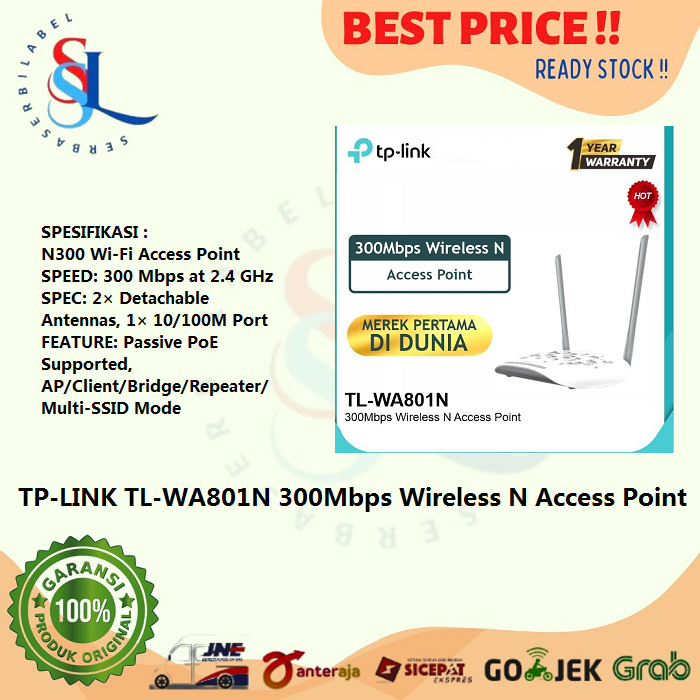 Jual TP-LINK TL-WA801N 300Mbps Wireless N Access Point | Shopee Indonesia