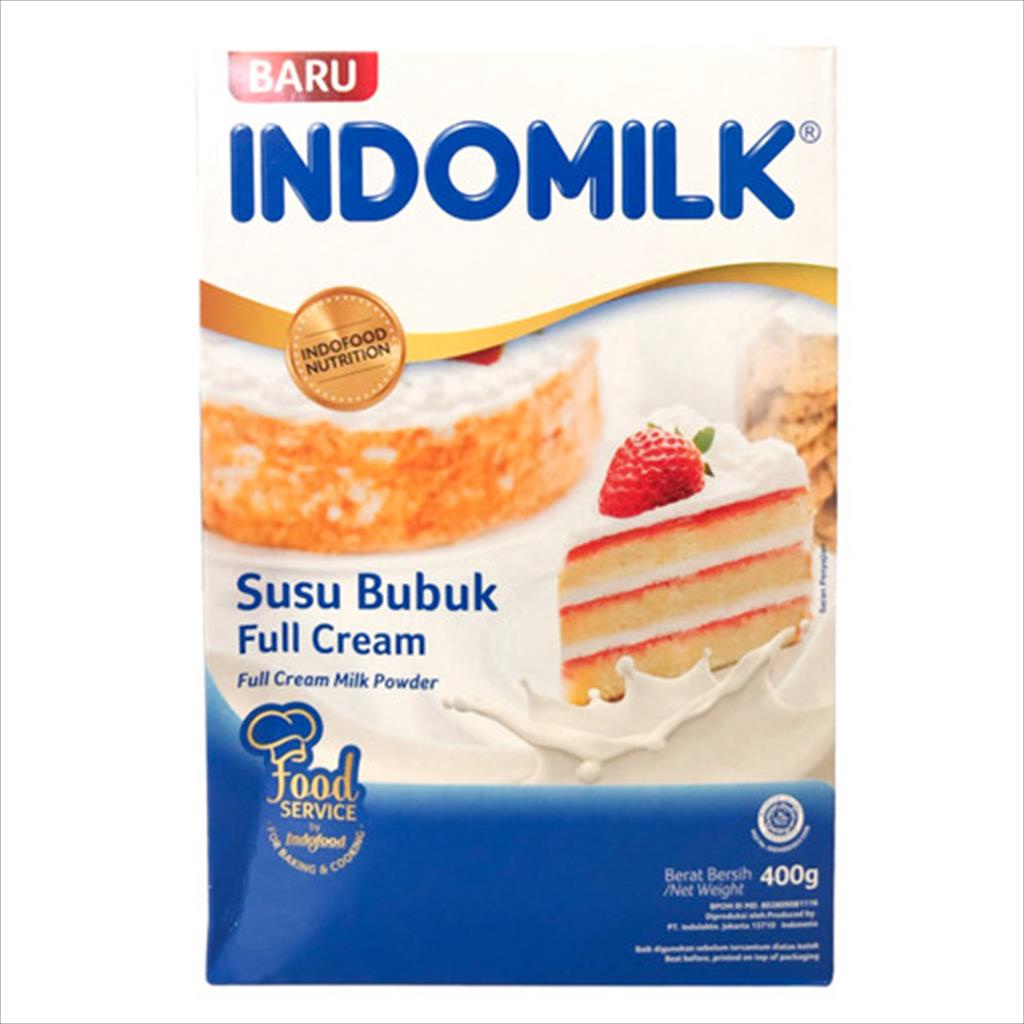 Jual INDOMILK SUSU BUBUK FULL CREAM 400GR | Shopee Indonesia