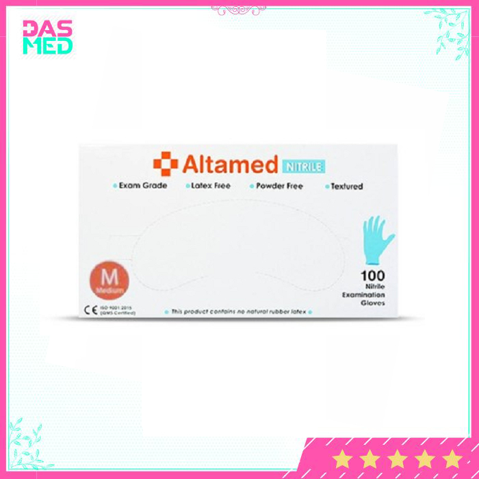 Jual Sarung Tangan Nitrile Altamed Free Powder | Shopee Indonesia