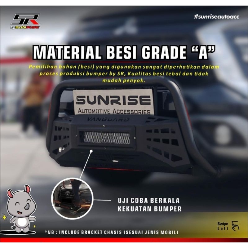 Jual Bumper Guard Innova Reborn Avanza Veloz Xenia 2022 2023 Tanduk