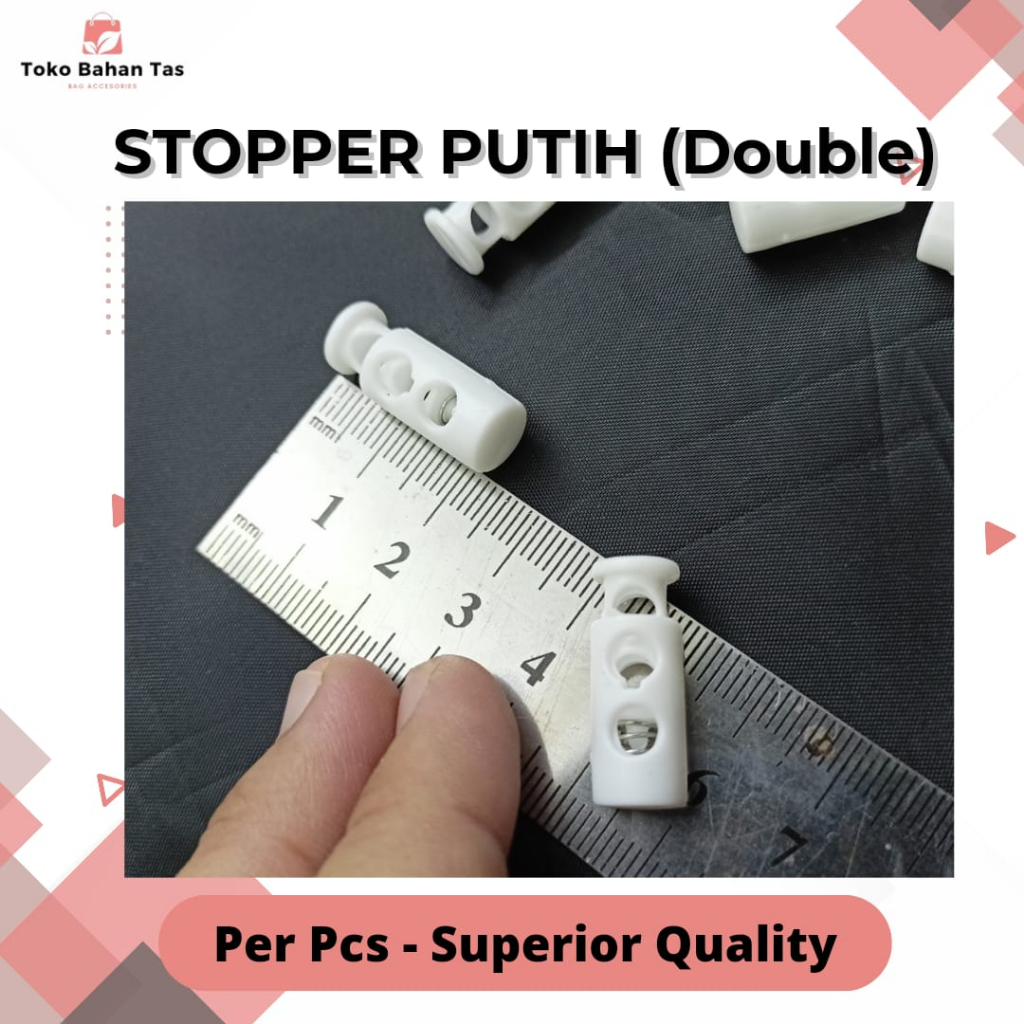 Jual STOPPER BOTOL KECIL PUTIH DUA LUBANG (DOUBLE) | Shopee Indonesia
