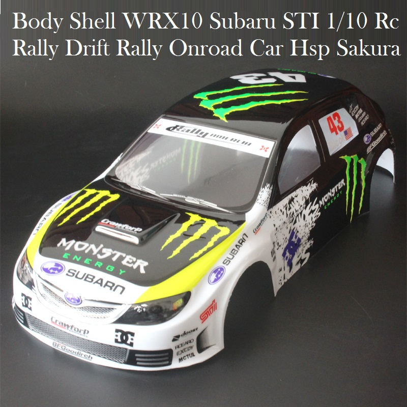 Jual Body Shell WRX10 Subaru STI 1/10 Rc Rally Drift Rally Onroad rc ...