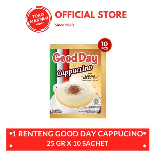 Jual 1 RENTENG GOOD DAY CAPPUCCINO 25 GR ISI 10 SACHET | Shopee Indonesia