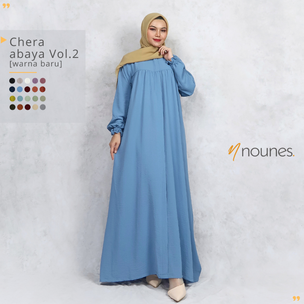 Jual Nounes Chera Abaya Vol 2 Matt Crinkle Cey Airflow Premium Gamis ...